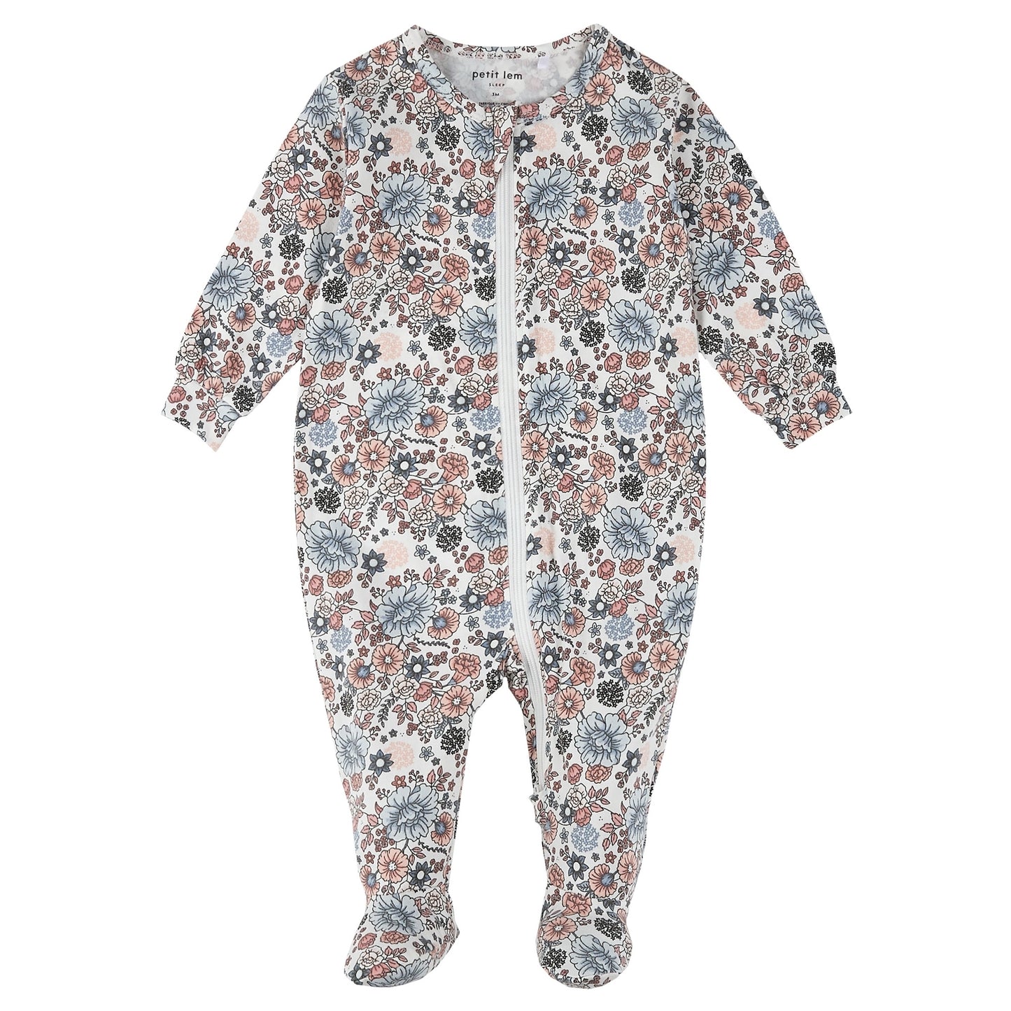 Petit Lem - Cotton Sleeper - Vintage Flowers