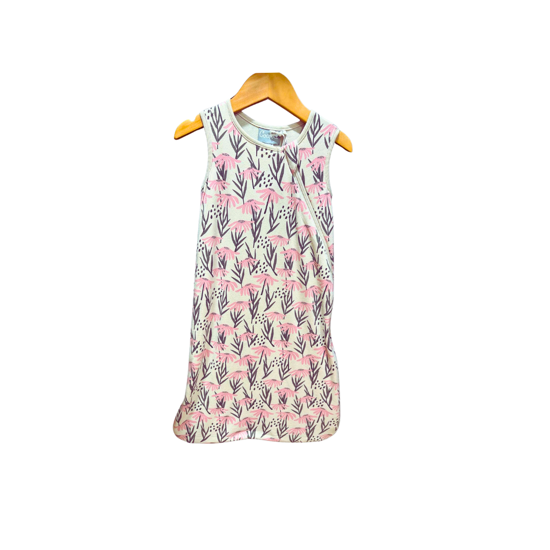 Coccoli - Bamboo/Cotton Sleepsac 0.5 Togs - Pink Daisies