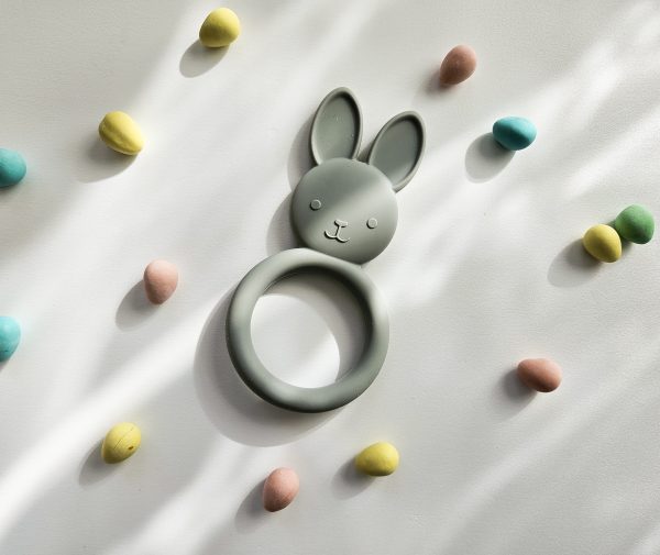 Jululu - Bunny Teether - Grey