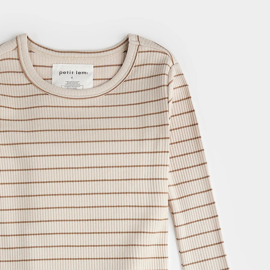 Petit Lem - Modal Rib Pajamas - Dune