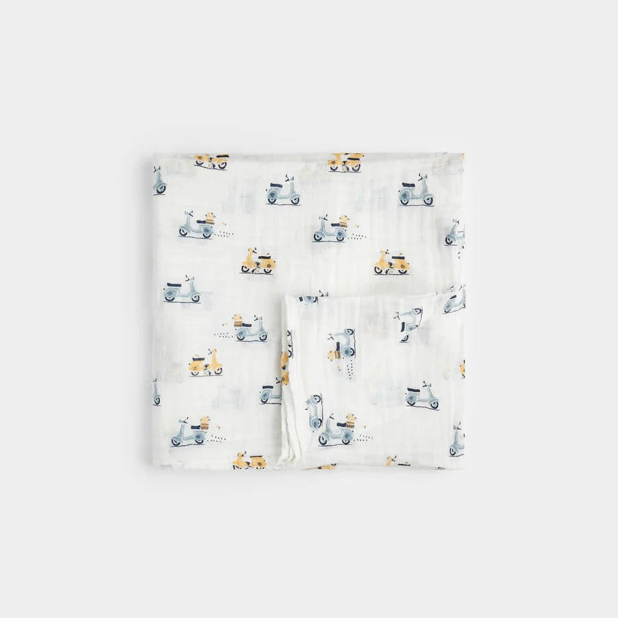Petit Lem - Muslin Swaddle - Scooter