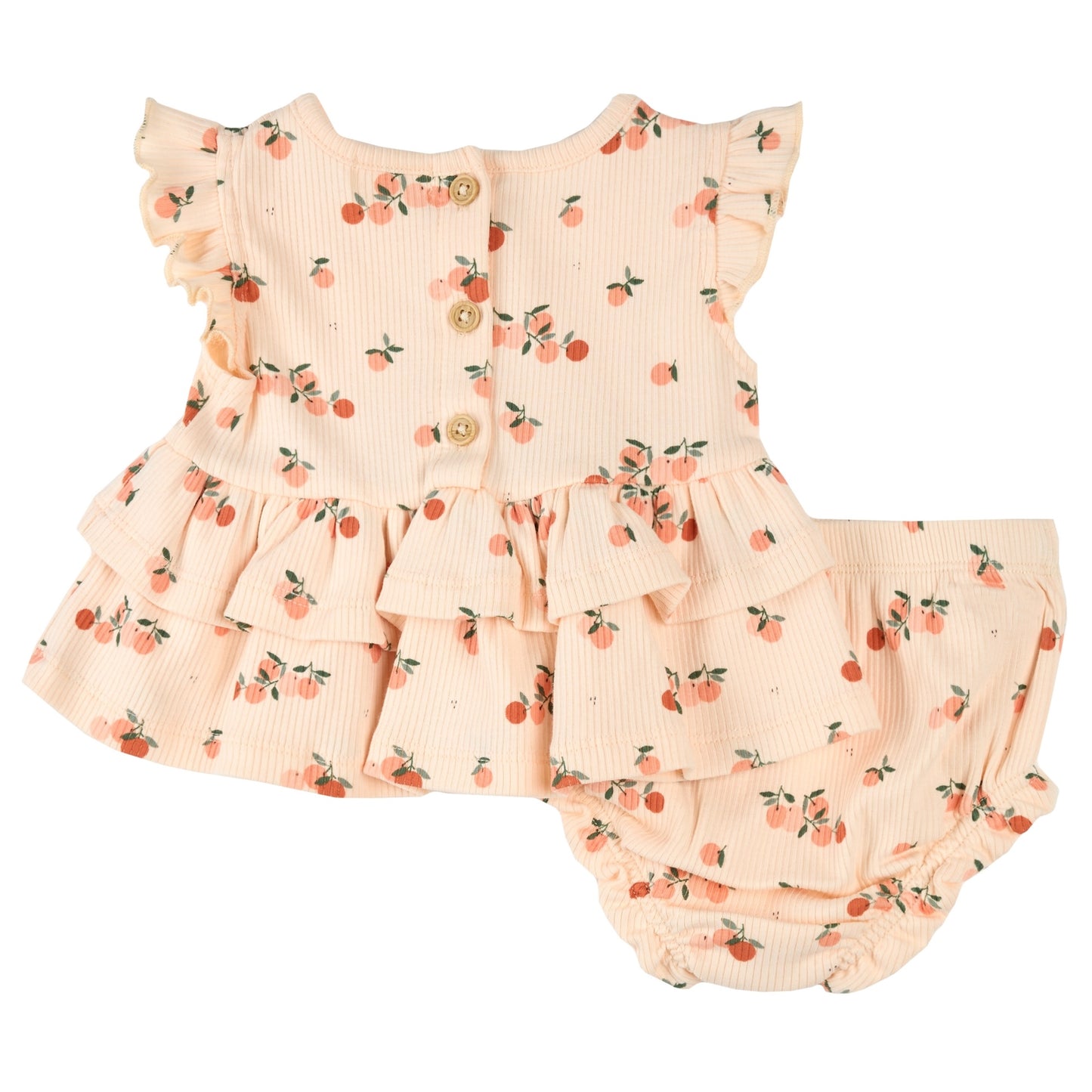 Petit Lem - 2pc Short Set - Oranges