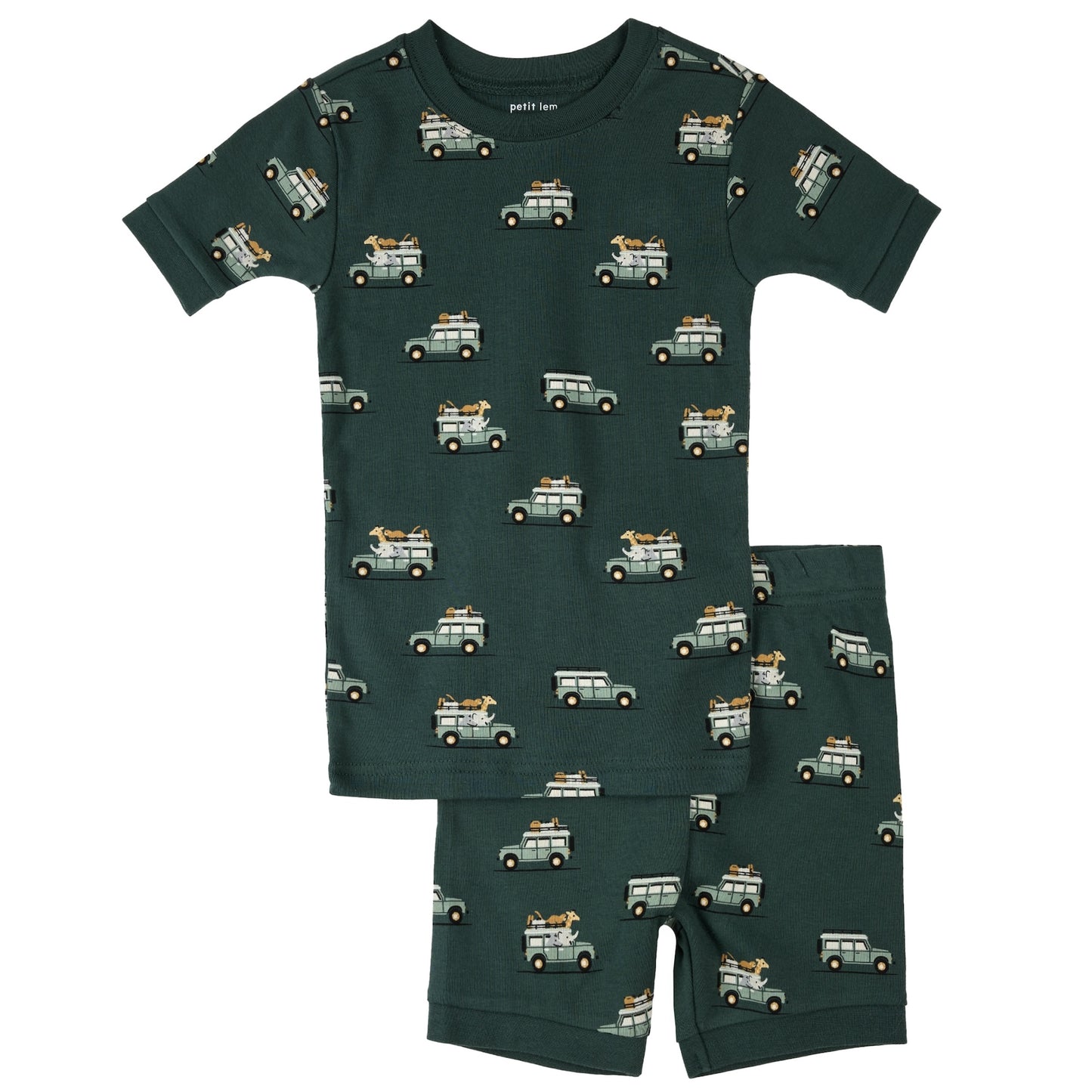 Petit Lem - T-shirt & Short Pajamas - Safari