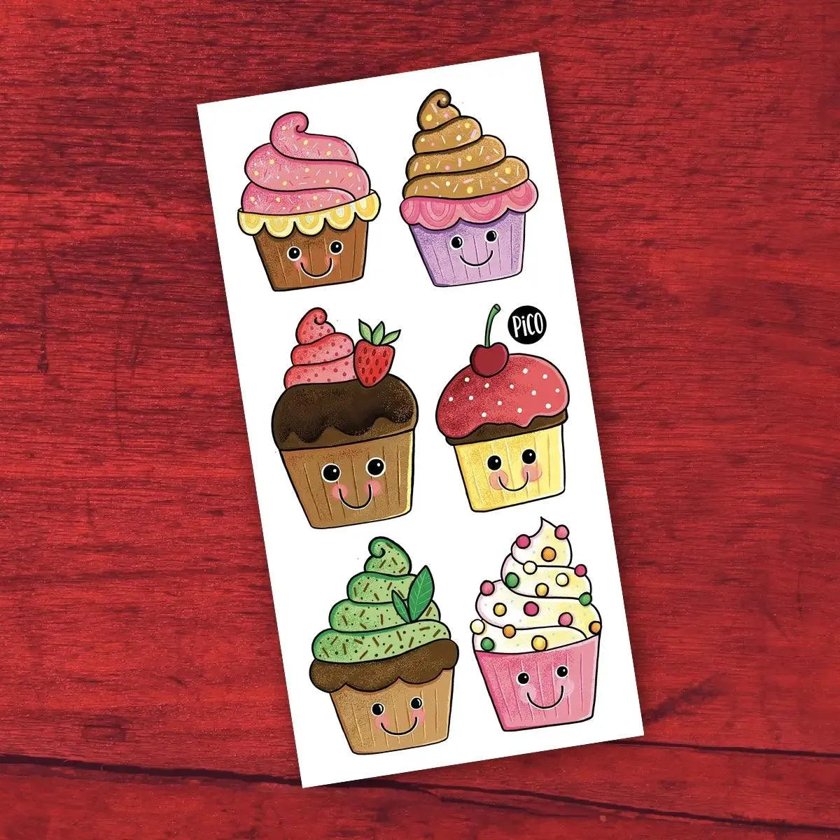 Pico - Temporary Tattoos - Gourmet cupcakes