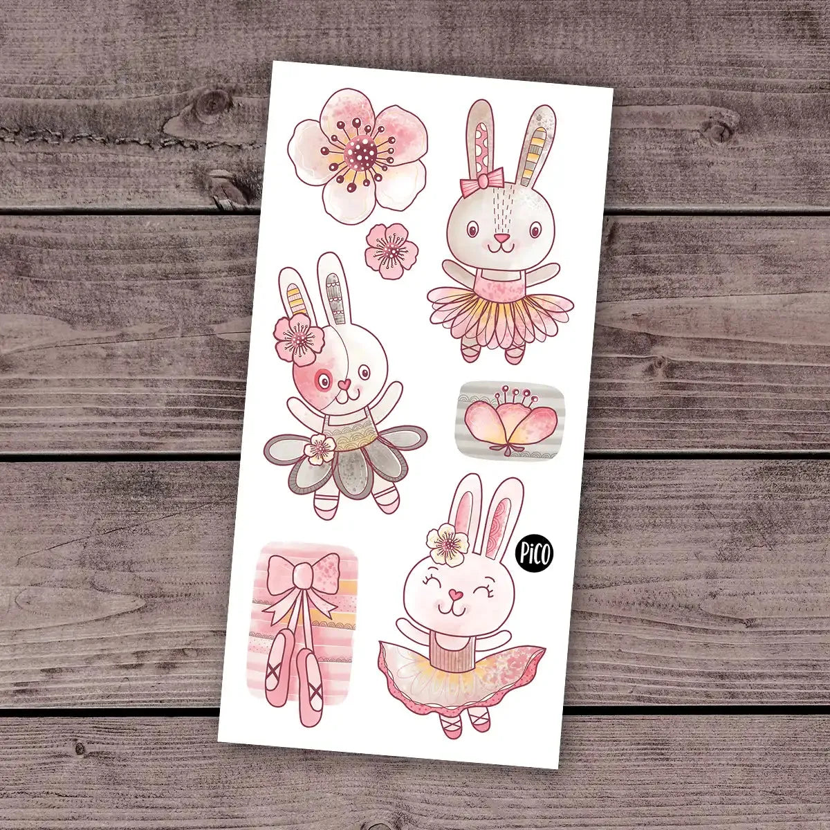 Pico - Temporary Tattoos - Ballerina Bunnies