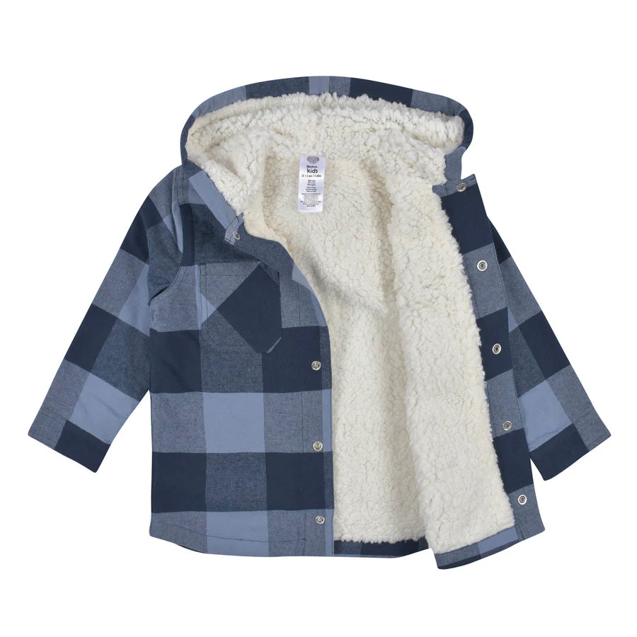 Gerber - Plaid Jacket & Jogger Set - Blue