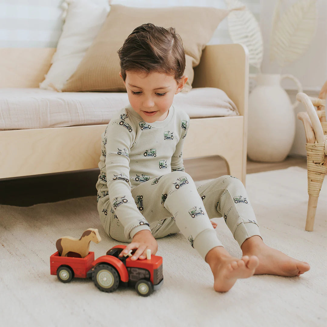Petit Lem - Cotton Pajamas - Lawnmowers
