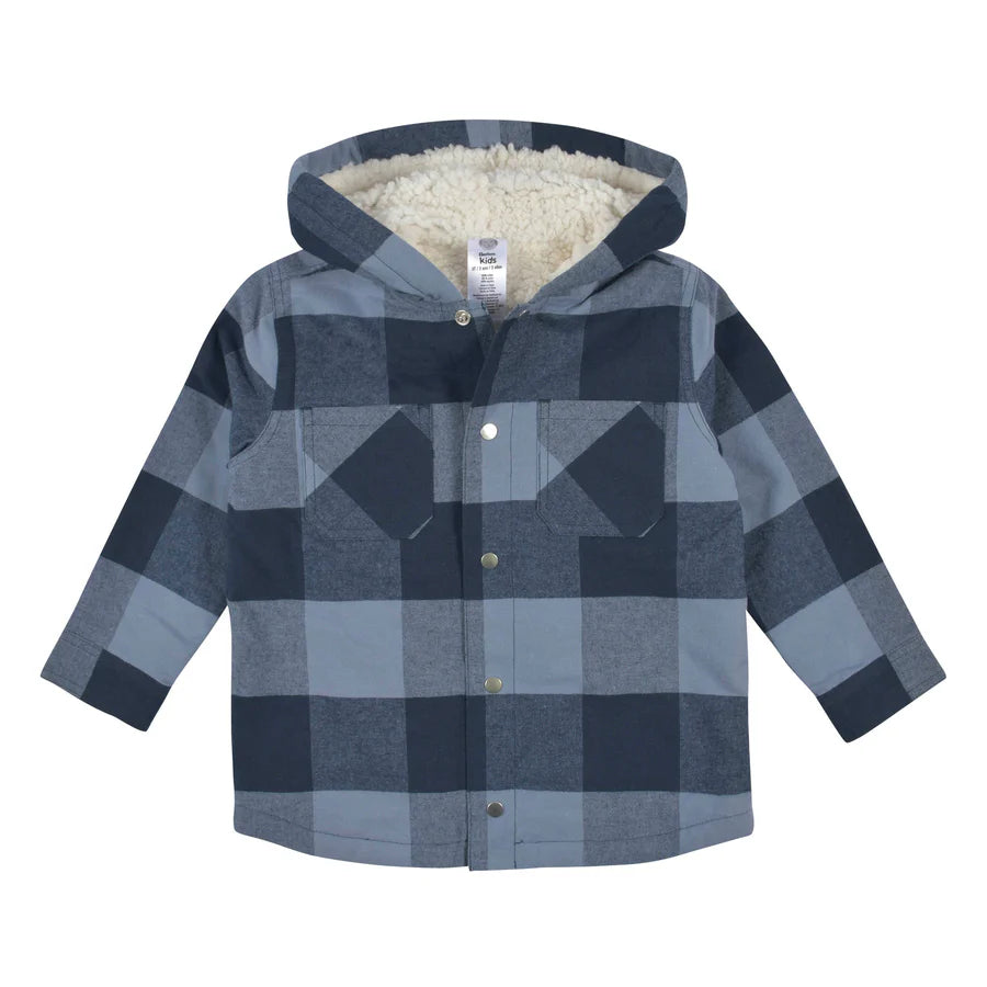 Gerber - Plaid Jacket & Jogger Set - Blue