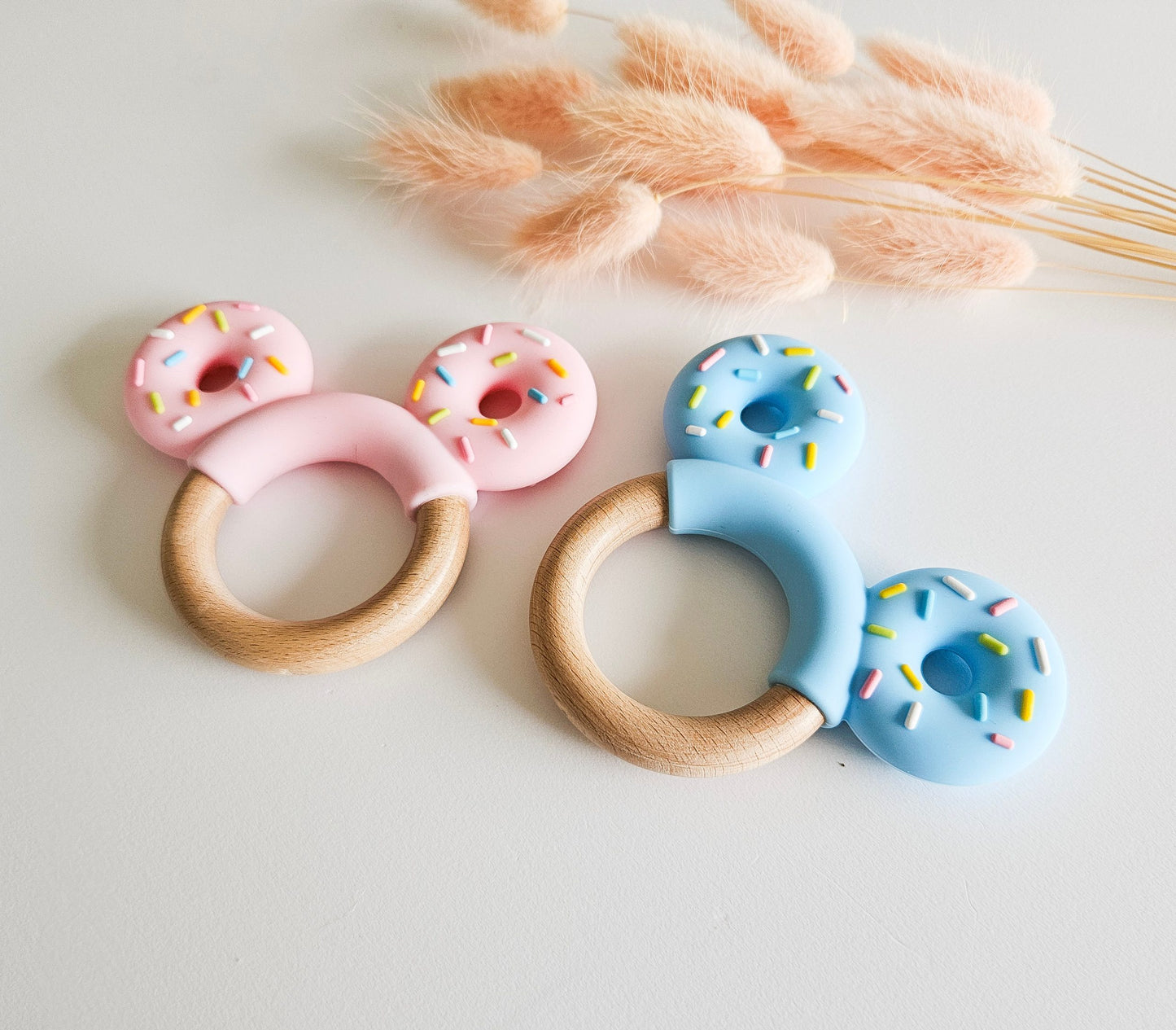 Jululu - Sprinkle Donut Teether - Blue