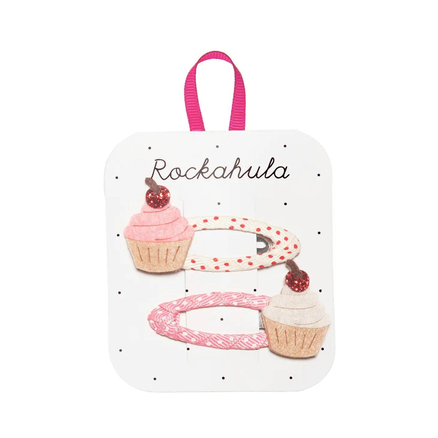 Rockahula - Hair Clips - Cherry Cupcake