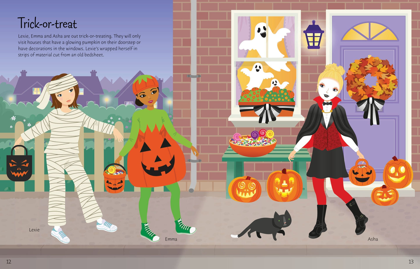 Sticker Dolly Dressing - Halloween