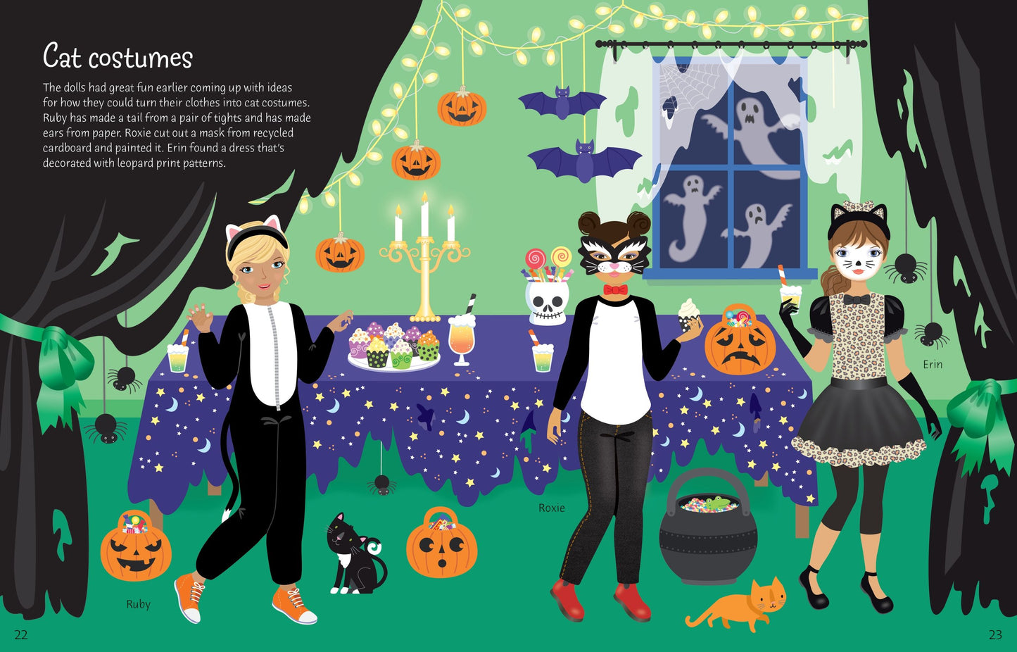 Sticker Dolly Dressing - Halloween