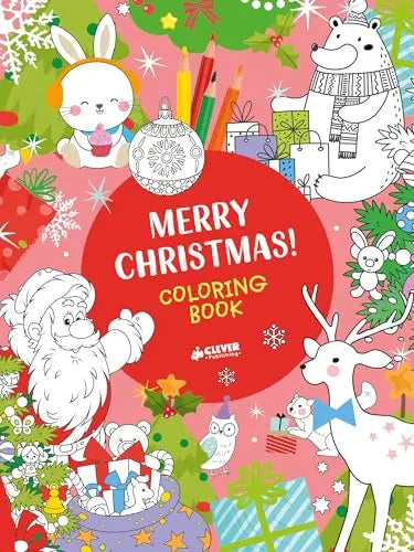 Merry Christmas! Coloring Book (Clever Activity Book)