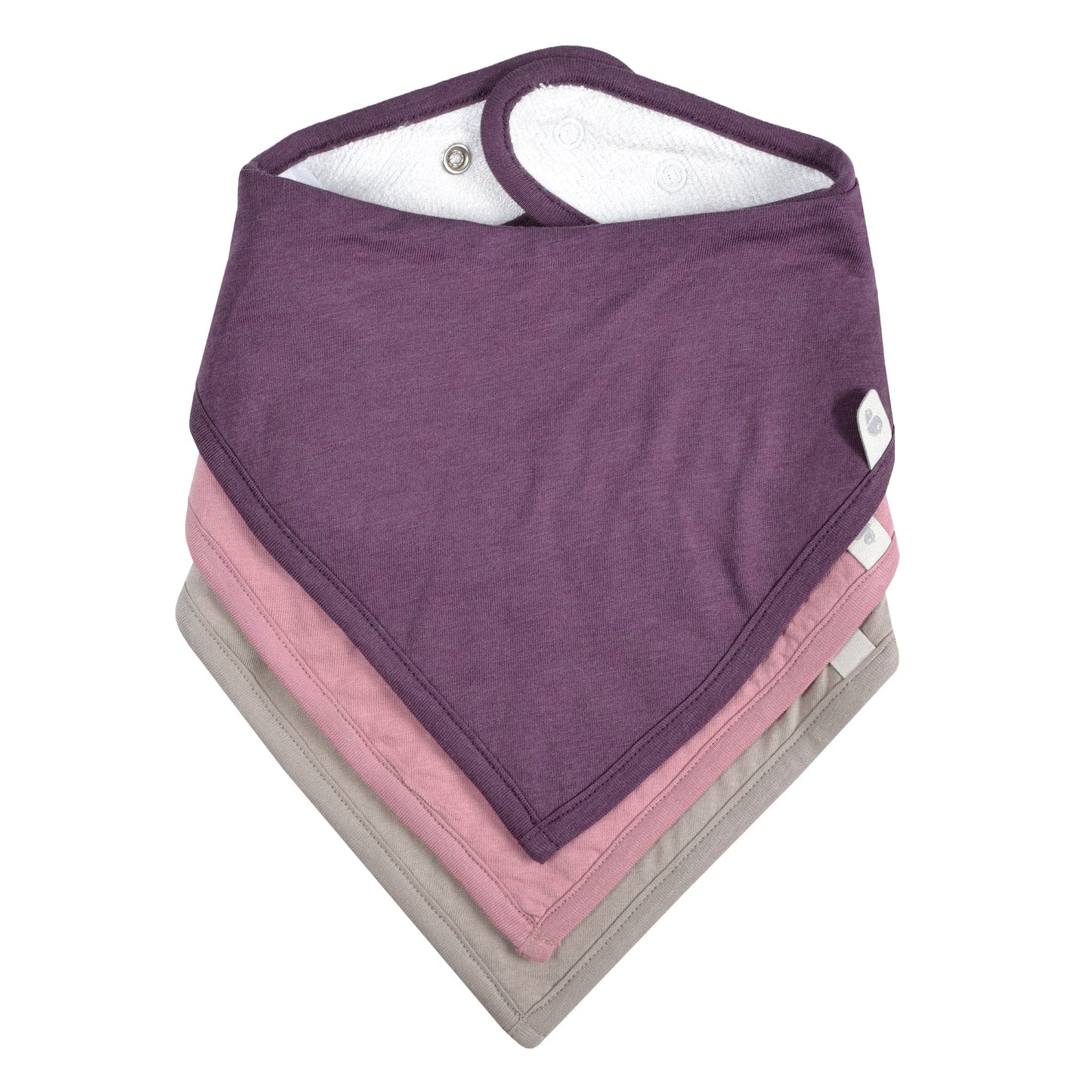 Perlimpinpin - Bamboo Bib 3 pack - Porto, Lotus & Taupe