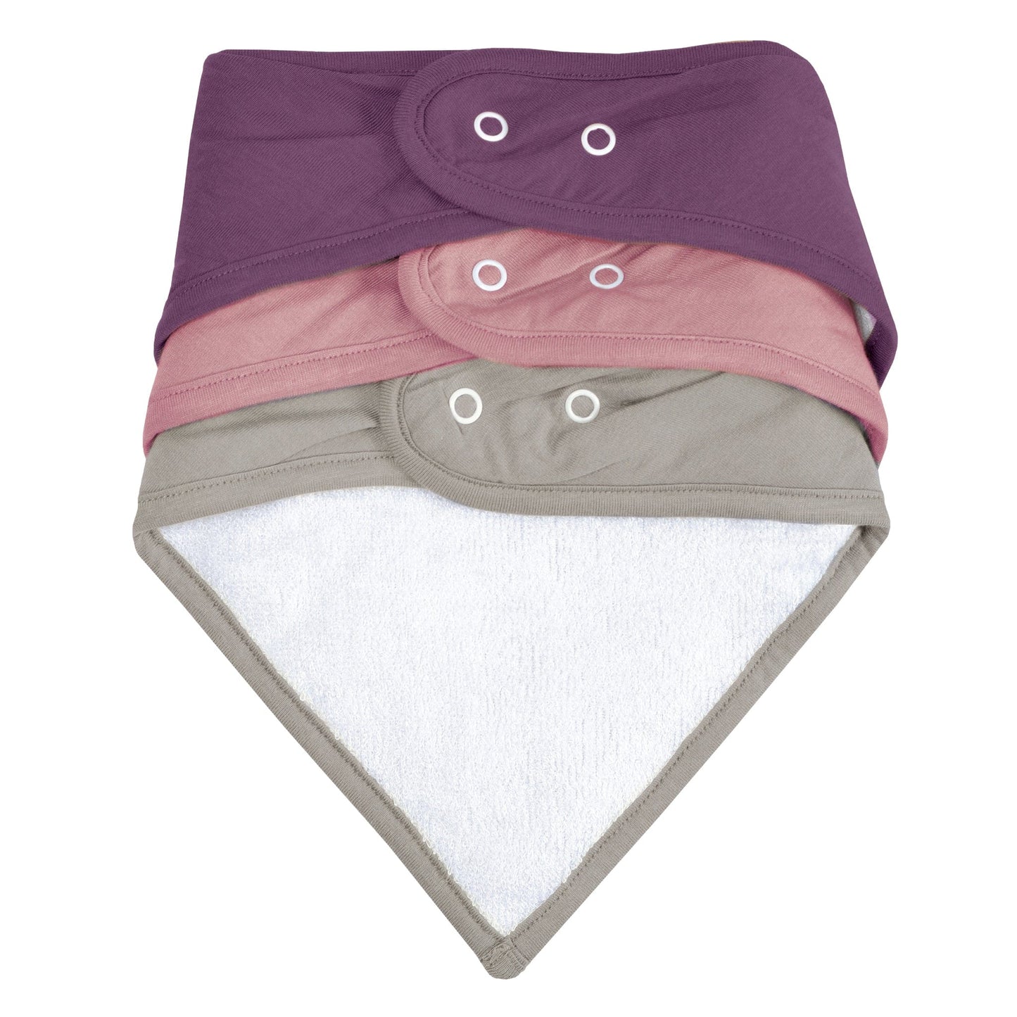Perlimpinpin - Bamboo Bib 3 pack - Porto, Lotus & Taupe