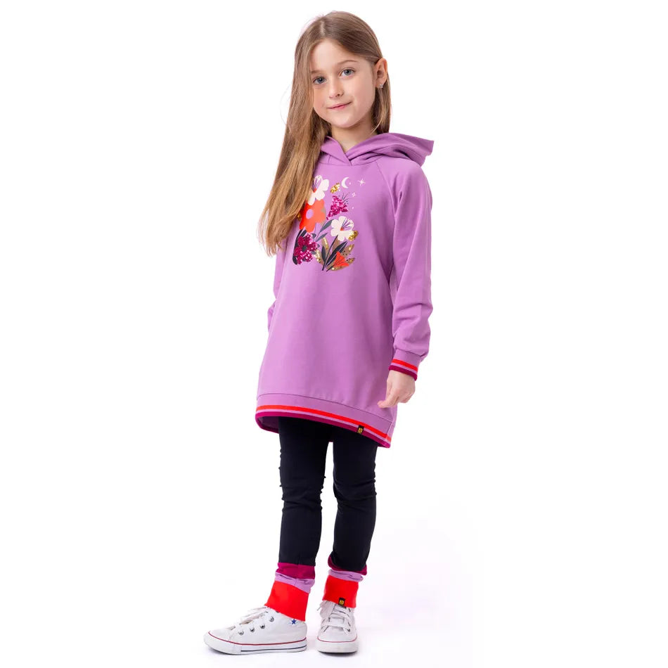 Nano - Star - Hooded Tunic - Purple