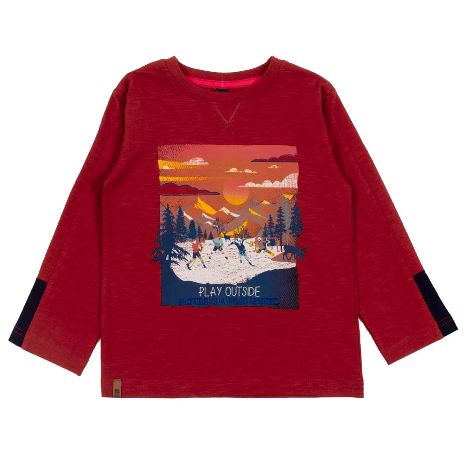 Nano - School Long Sleeve T-Shirt - Mountain