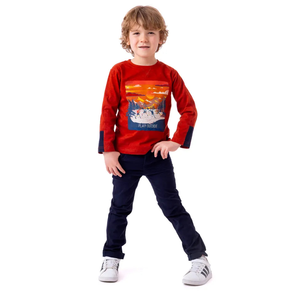 Nano - School Long Sleeve T-Shirt - Mountain