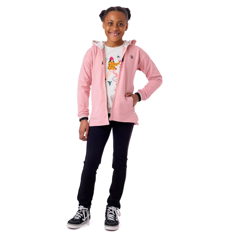 Nano - Gardens - Zip Hoodie - Pink
