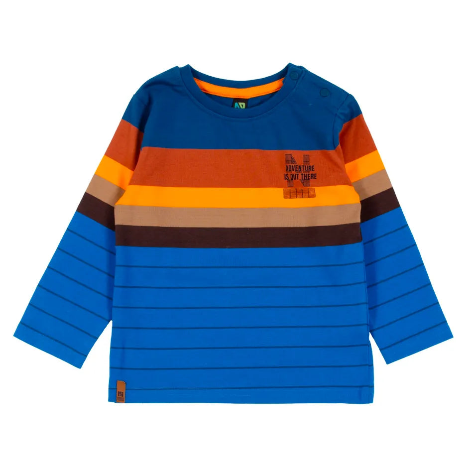 Nano - Adventure - Striped T-Shirt - Navy