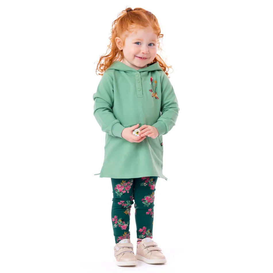 Nano - Monet - Hooded Tunic - Green