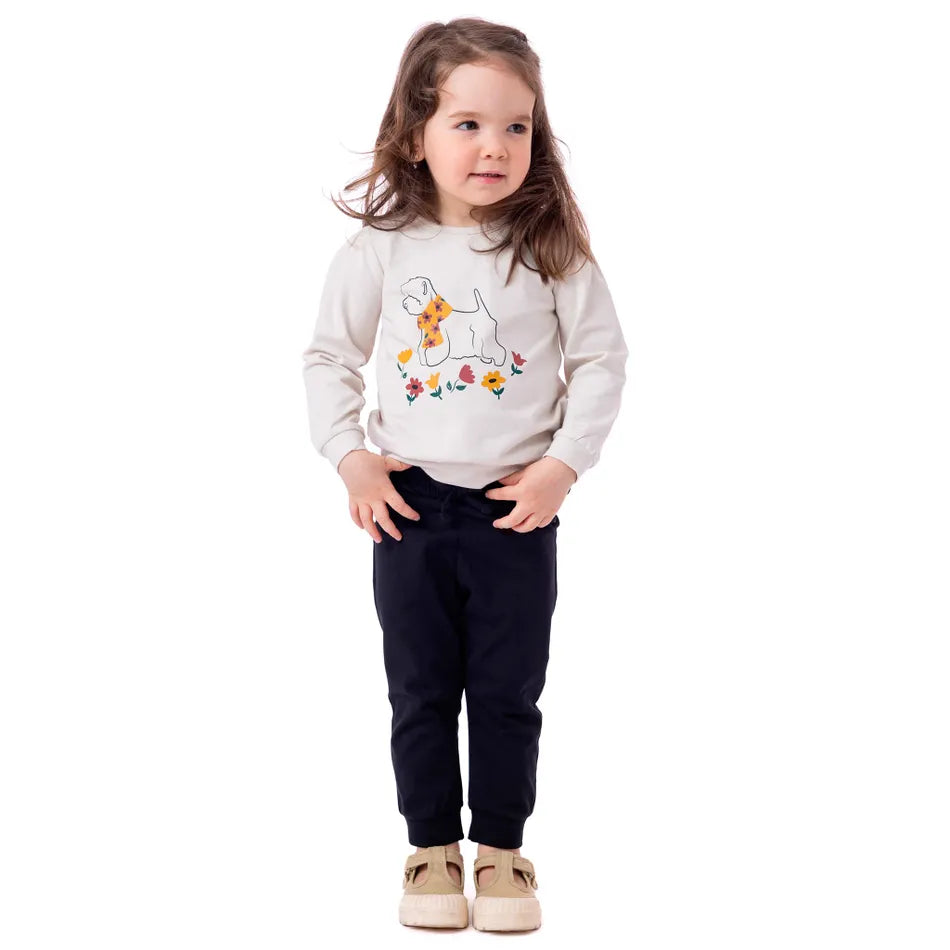 Nano - Monet - Long Sleeve T-Shirt - Ivory