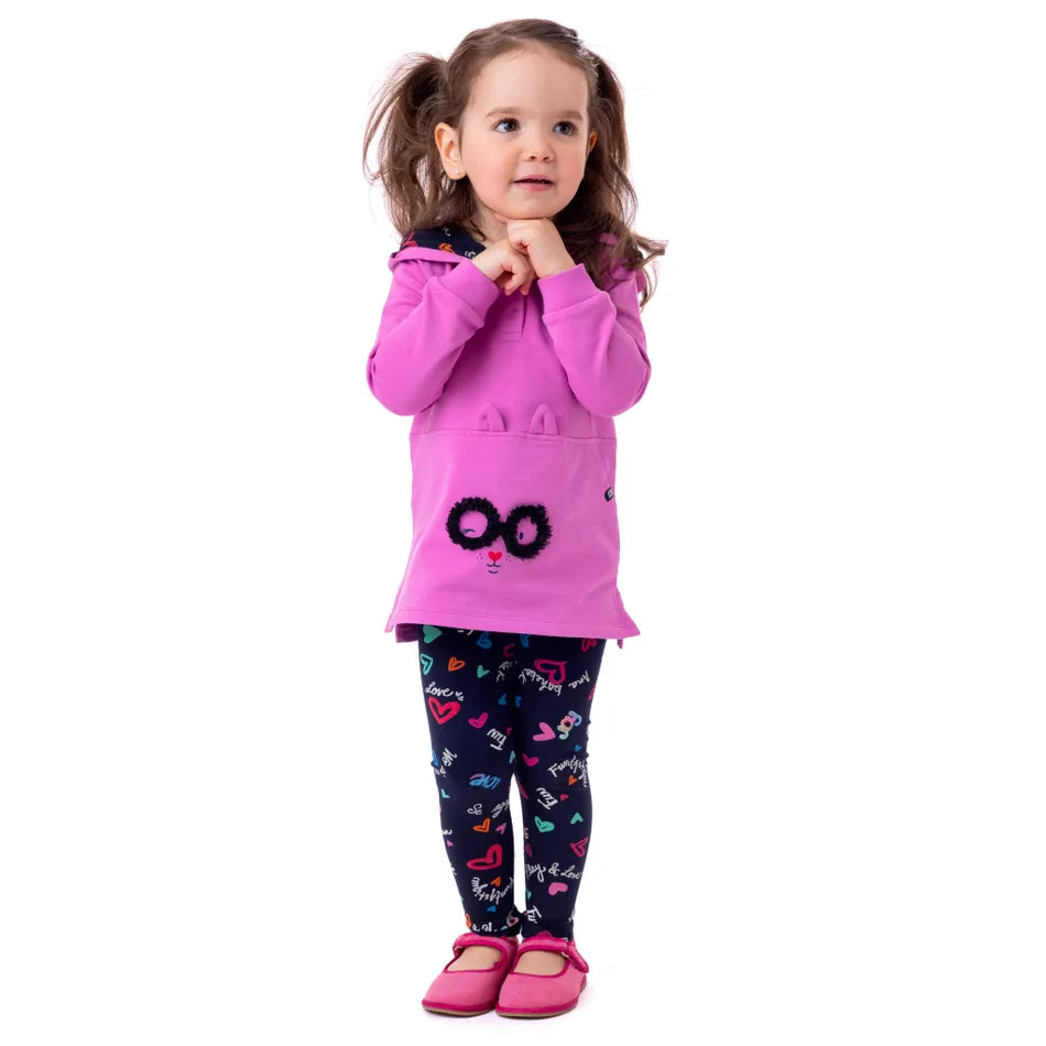 Nano - Fun - Hooded Tunic - Purple