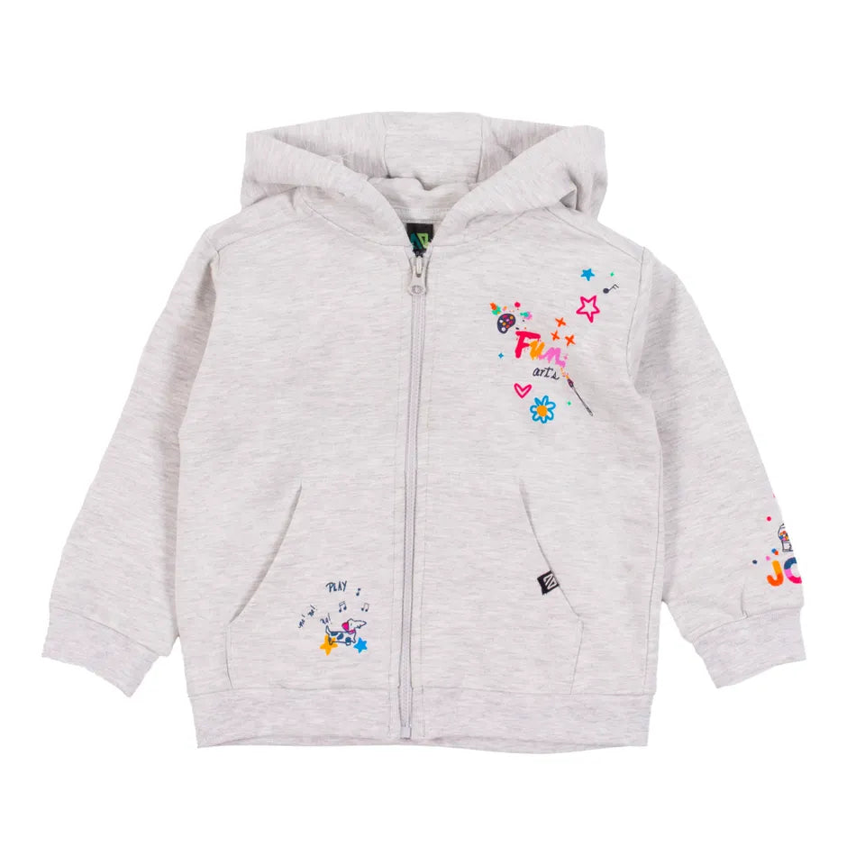 Nano - Fun - Zip Hoodie - Grey