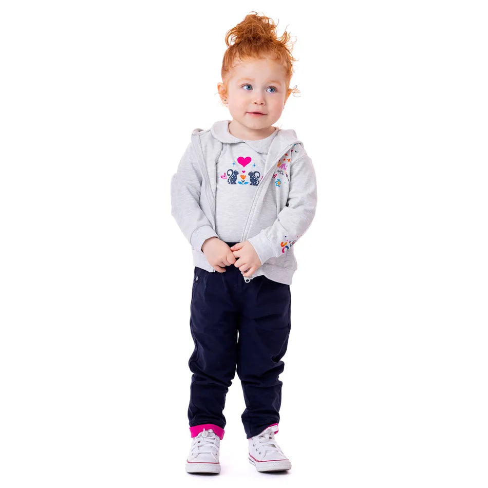 Nano - Fun - Zip Hoodie - Grey