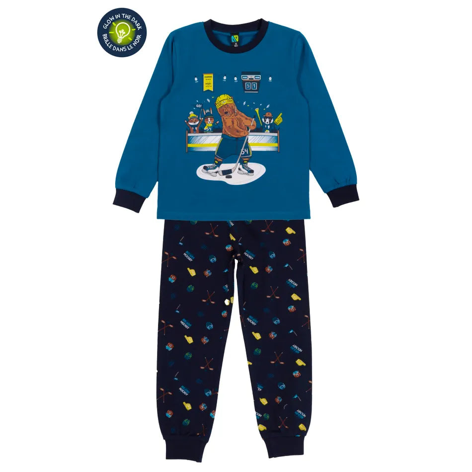 Nano - Glow in the Dark Pajamas - Hockey