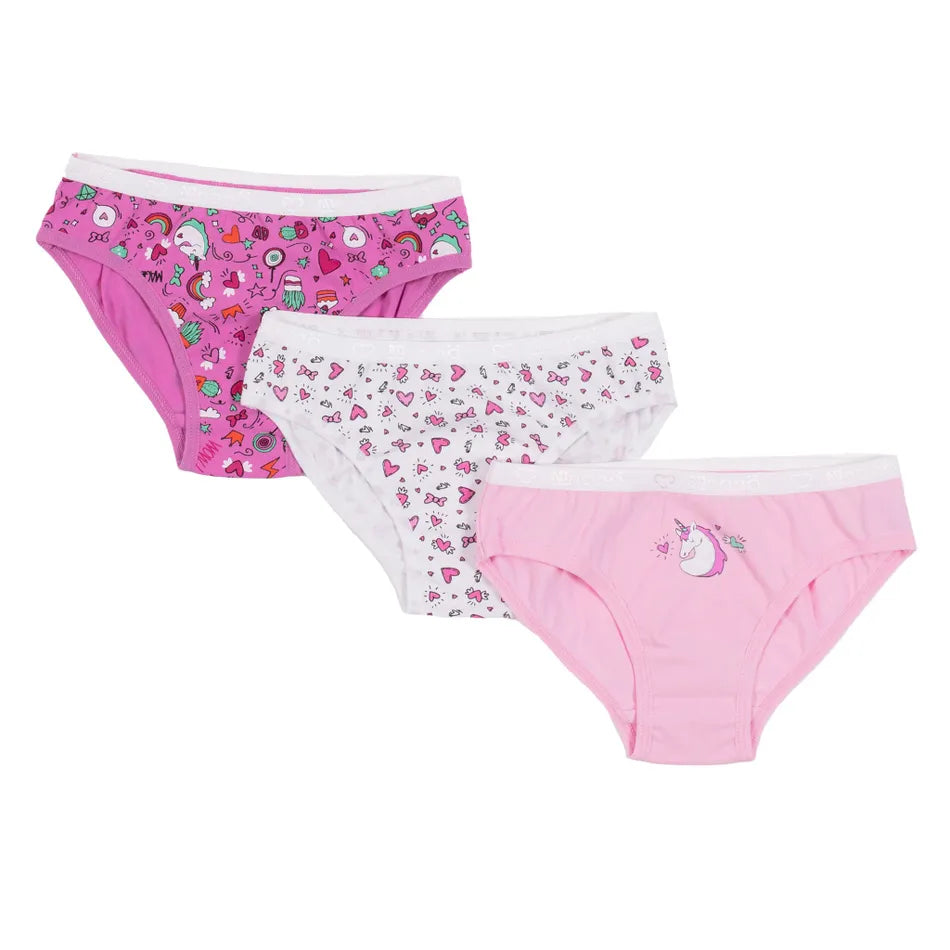 Nano - 3-Pack Undies - Unicorns
