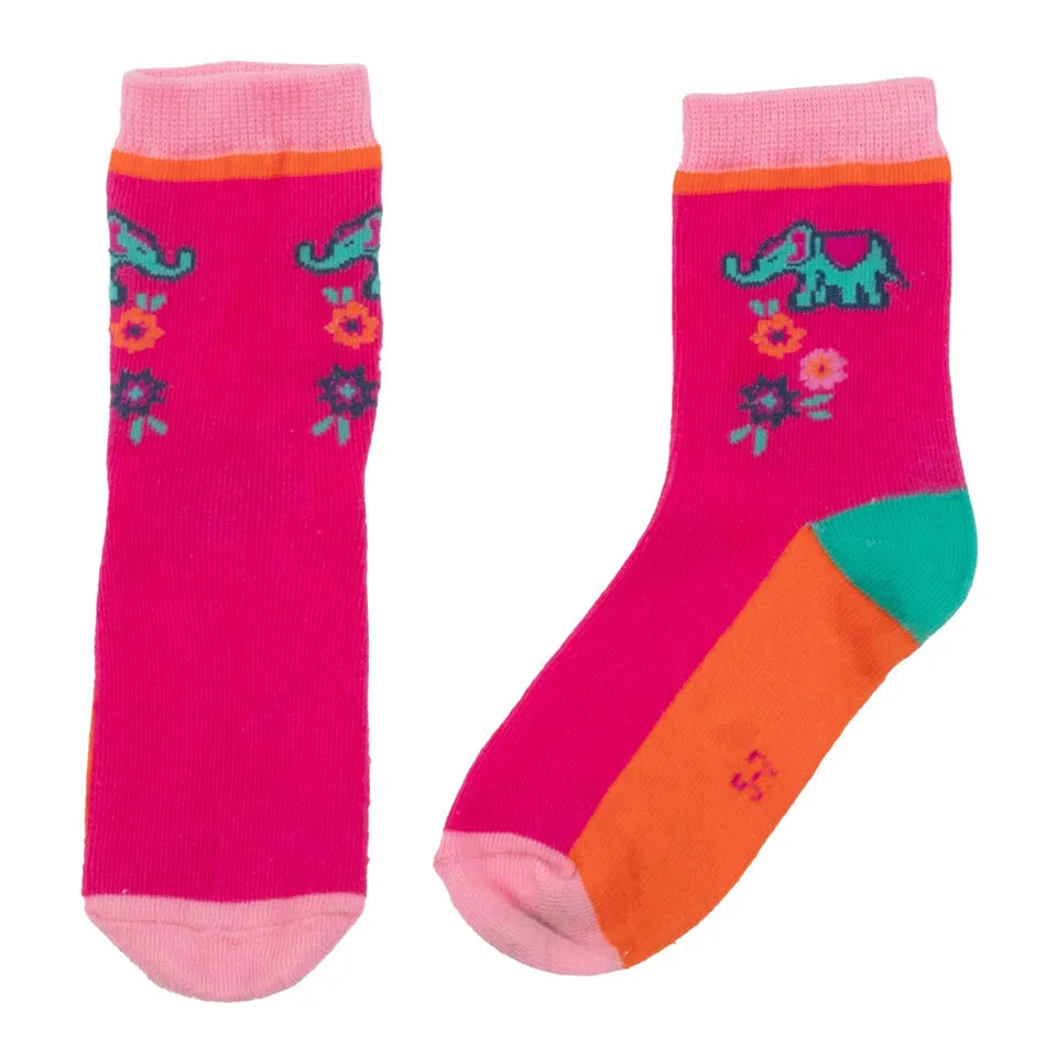 NANO - Elephant - Socks - Pink