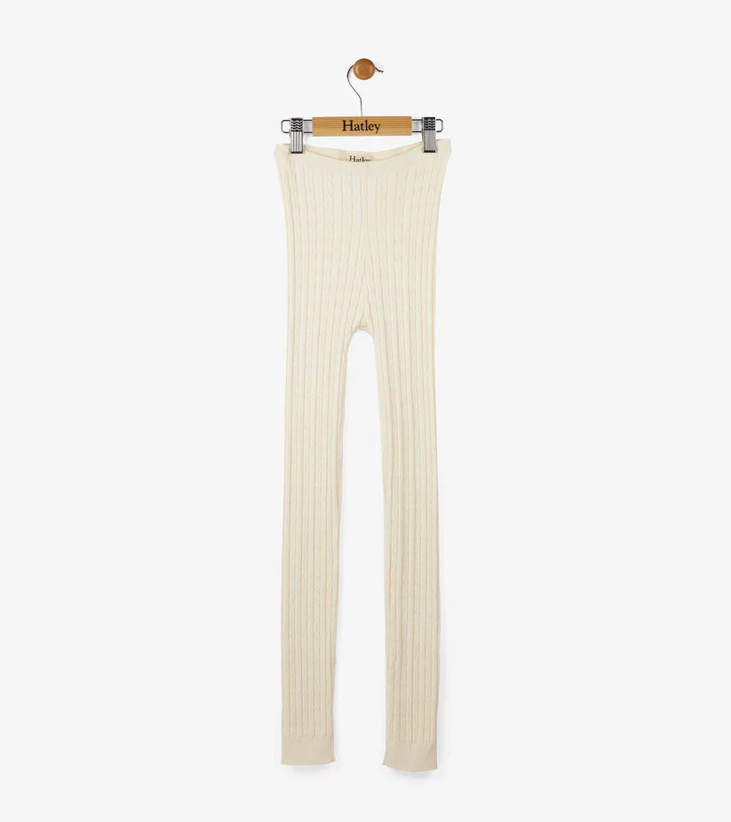Hatley - Cable Knit Tights - Cream