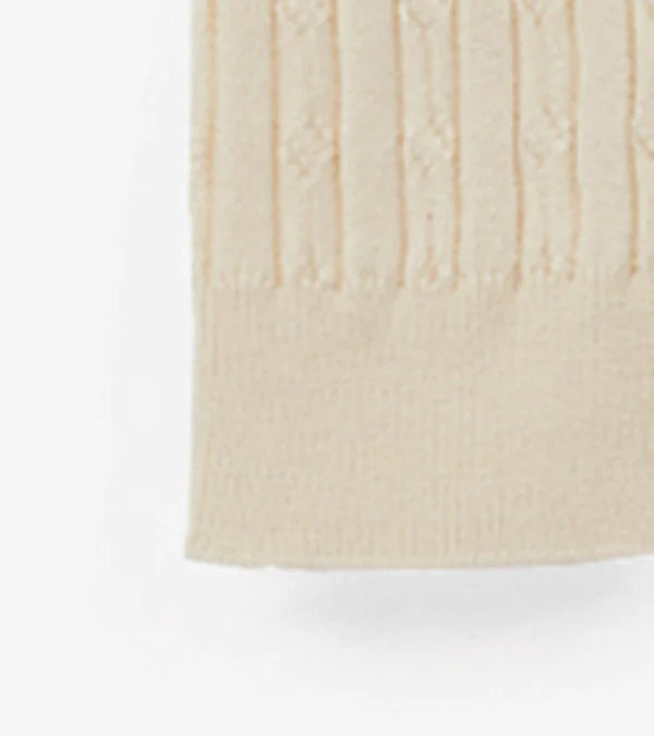 Hatley - Cable Knit Tights - Cream
