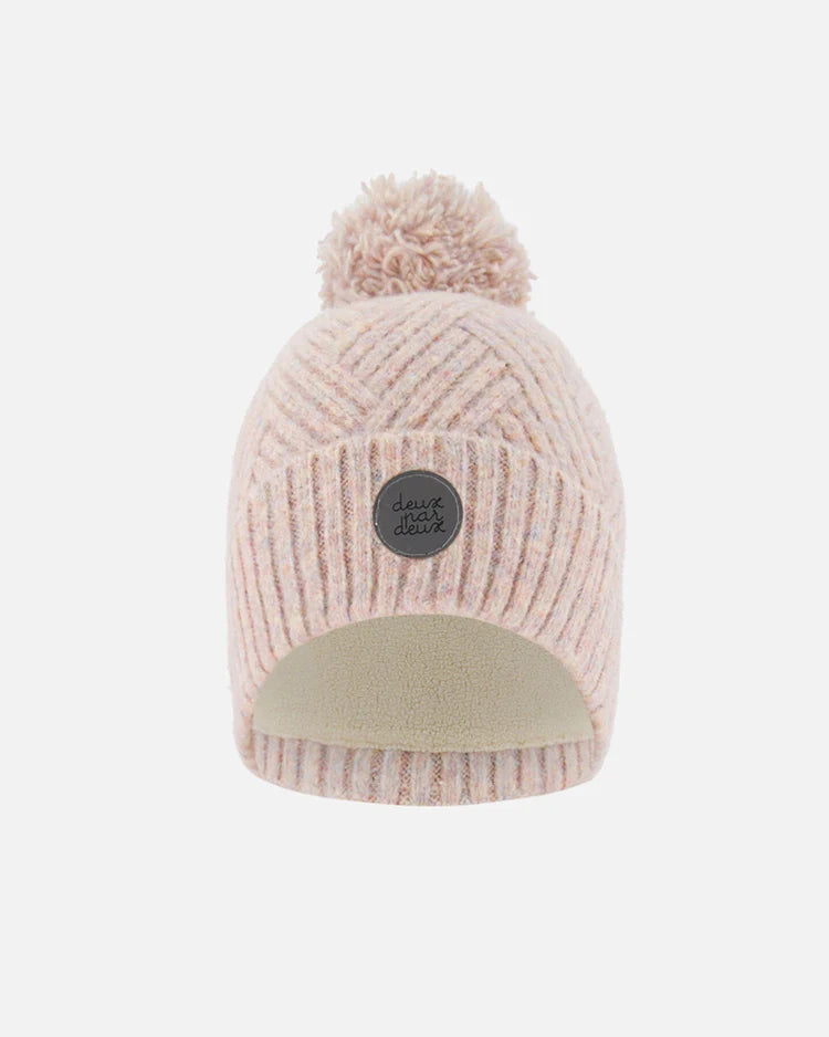 Deux Par Deux - Knit Hat - Light Pink