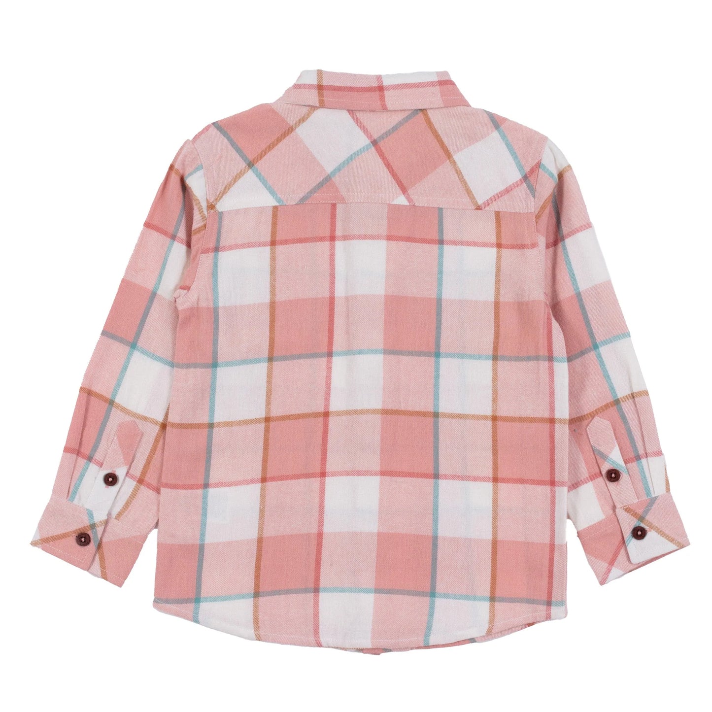 Nano - Autumn Walk Flannel Shirt - Coral