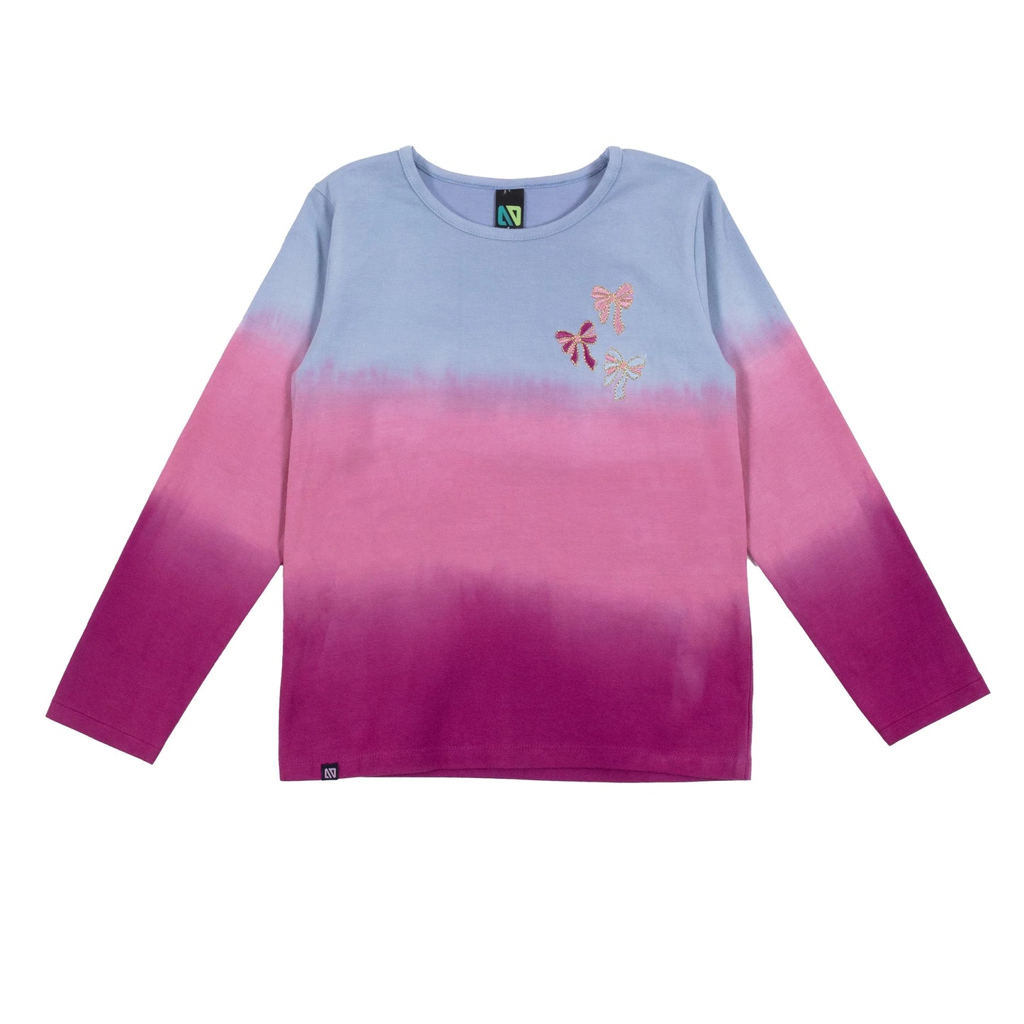 Nano - Campus Long Sleeve Top - Pale Blue