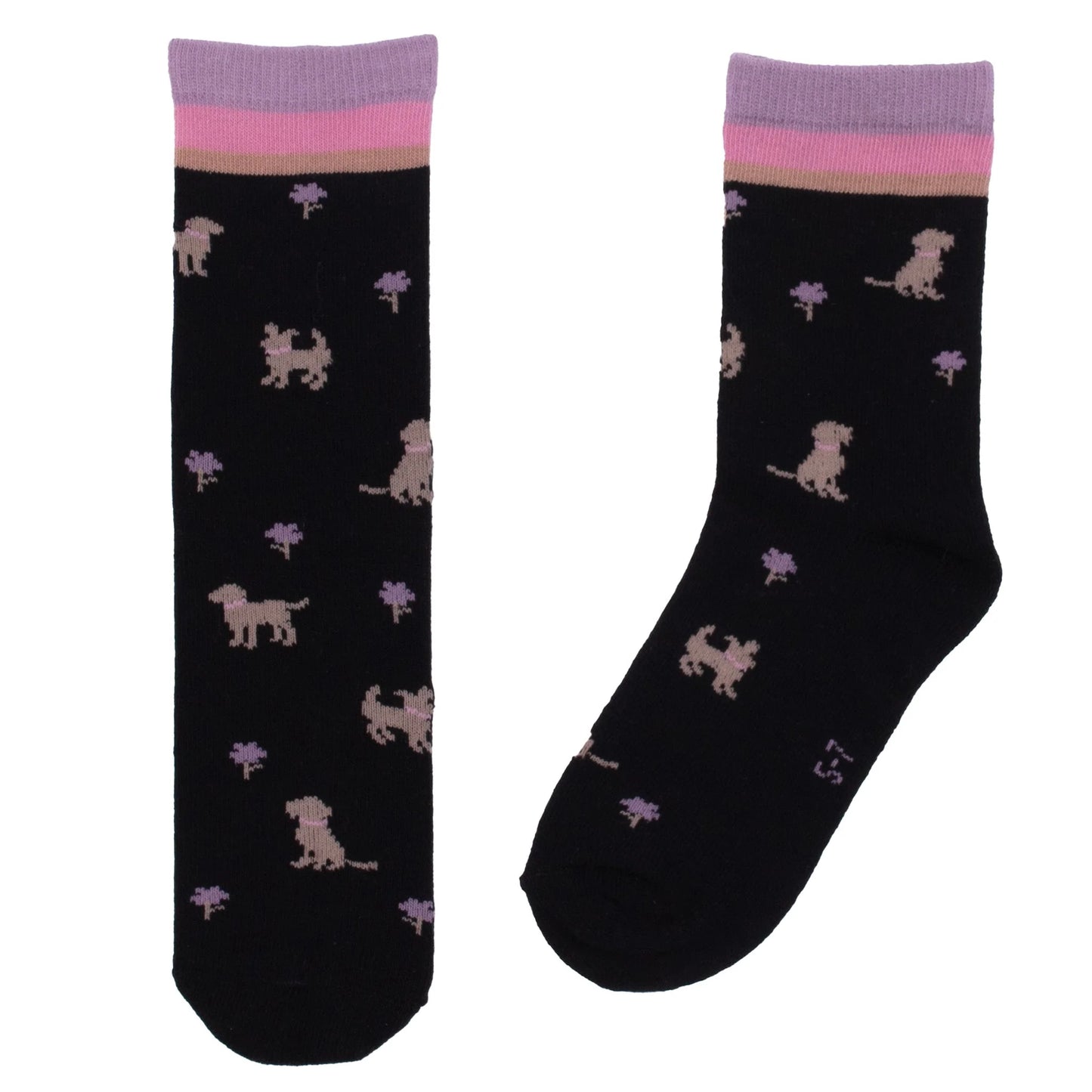 Nano - A Night in the Garden Socks - Black