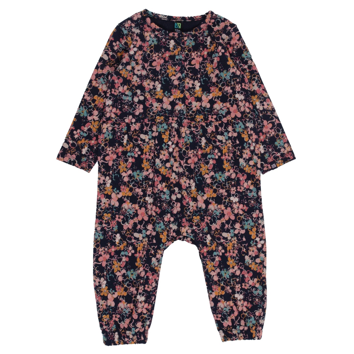 Nano - Dreaming Rabbit Romper - Navy