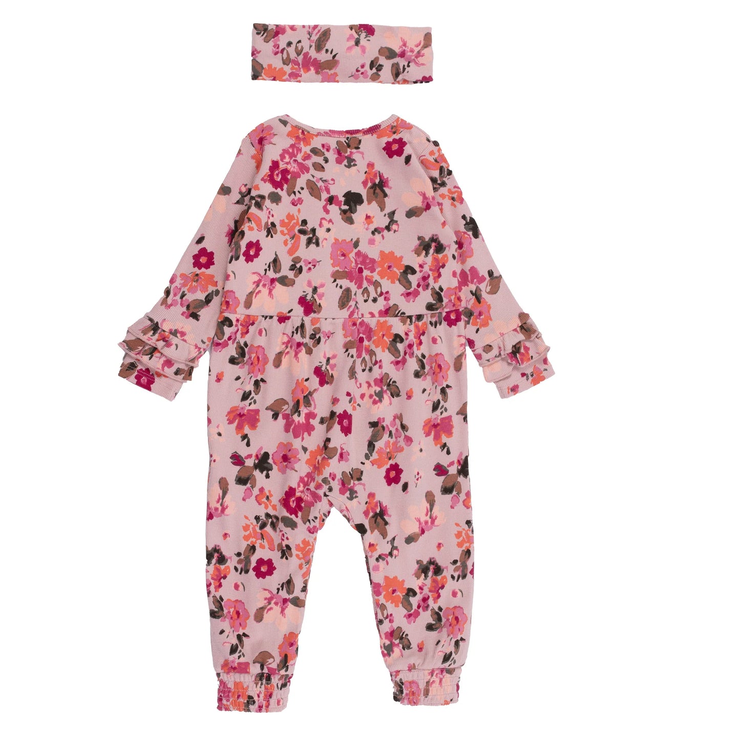 Nano - Adorable Kitten Romper with Headband - Pink
