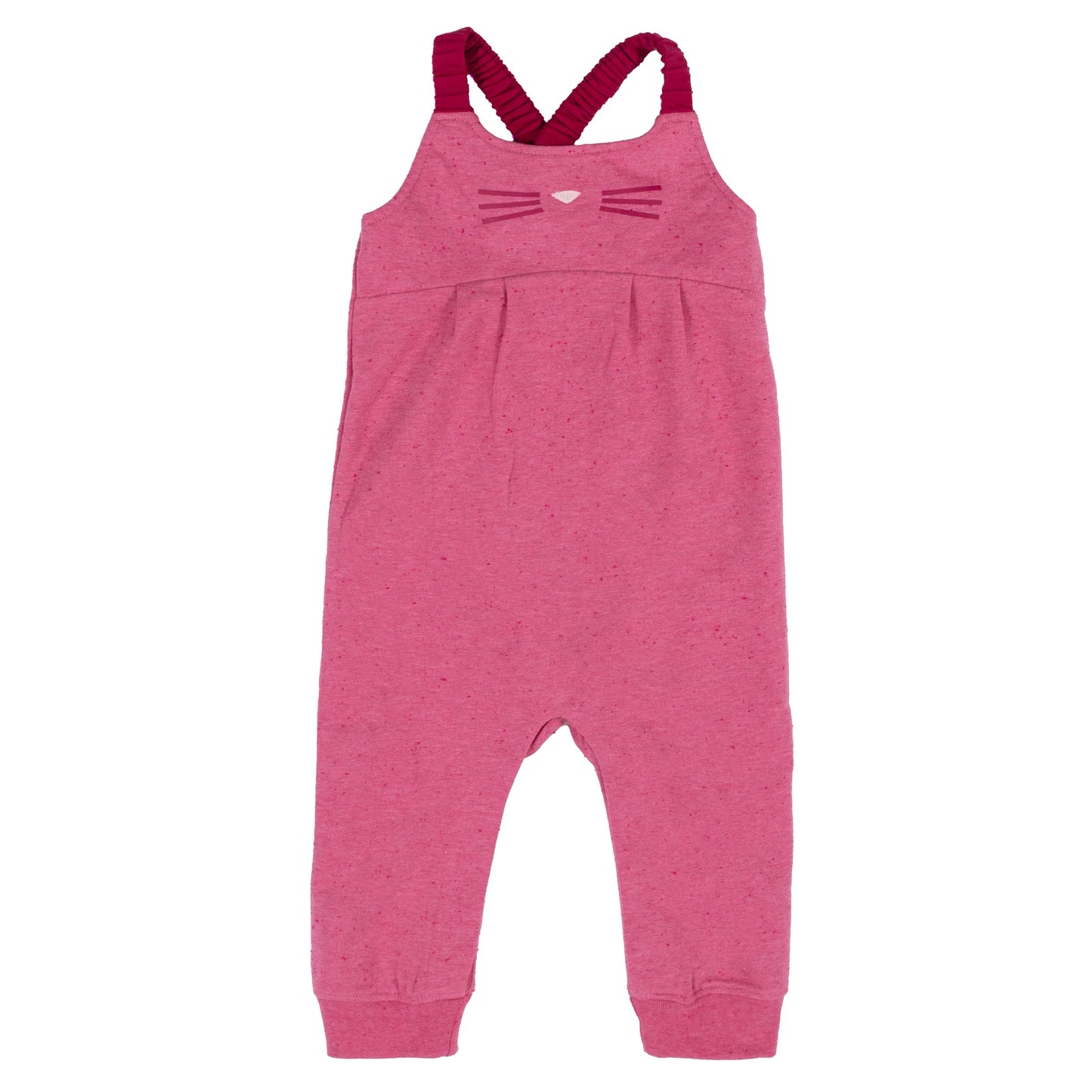 Nano - Adorable Kitten 2pc Overall Set - Pink