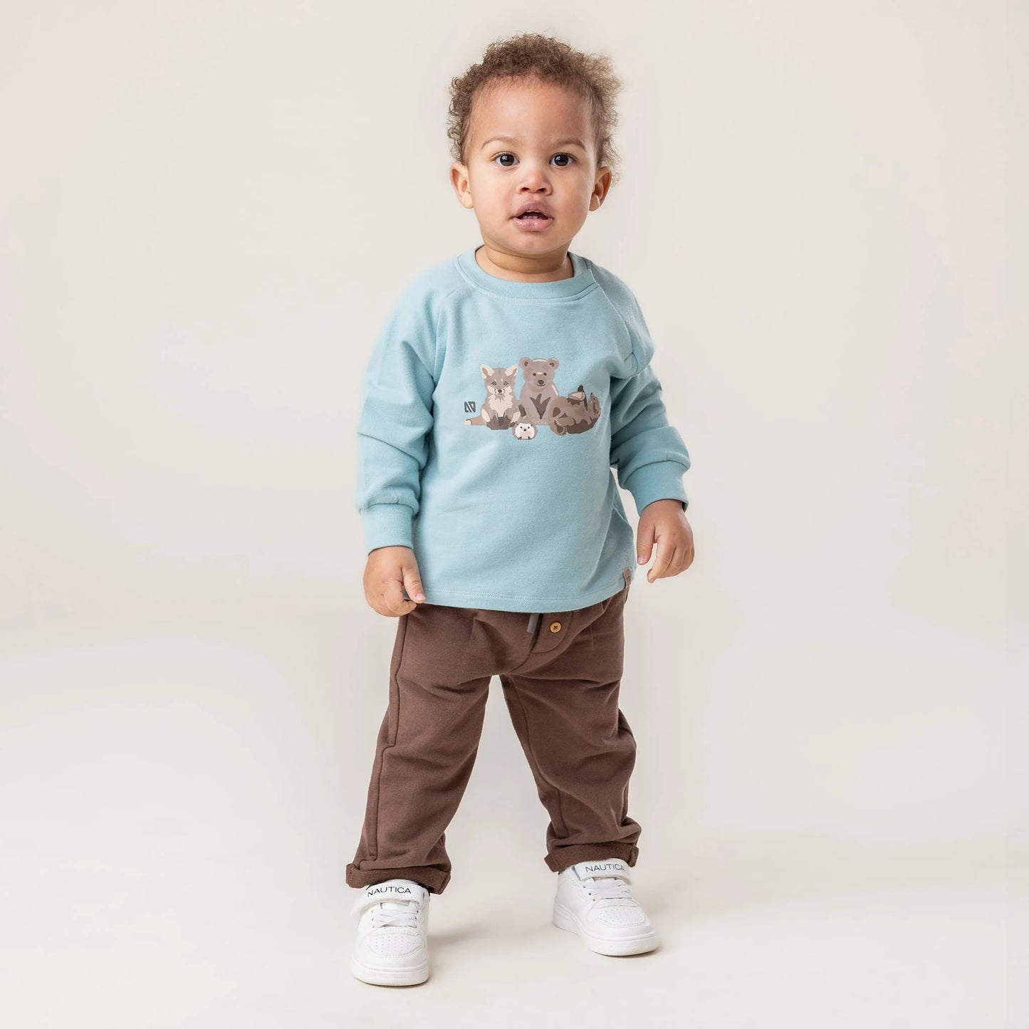 Nano - Teddy Bear Hugs 2pc Sweater Set - Turquoise