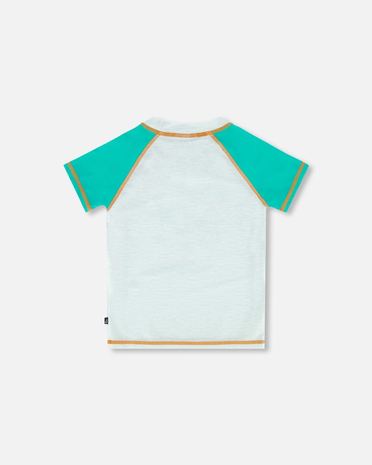Deux Par Deux - Short Sleeve Rashguard - Grey Coconut Print