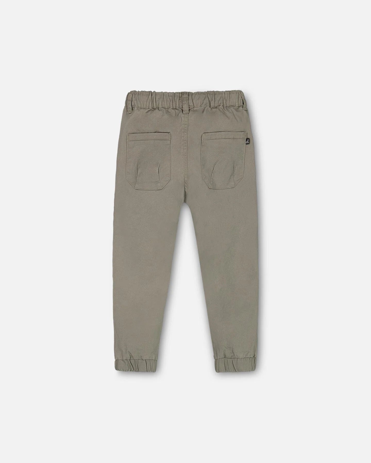 Deux Par Deux - Stretch Twill Jogger Pants - Castor Gray