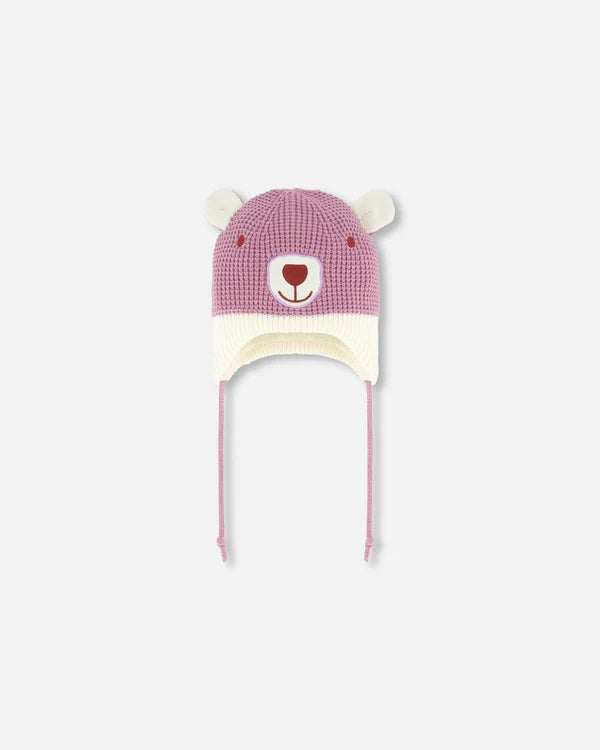 Deux Par Deux - Peruvian Knit Hat - Dusty Purple