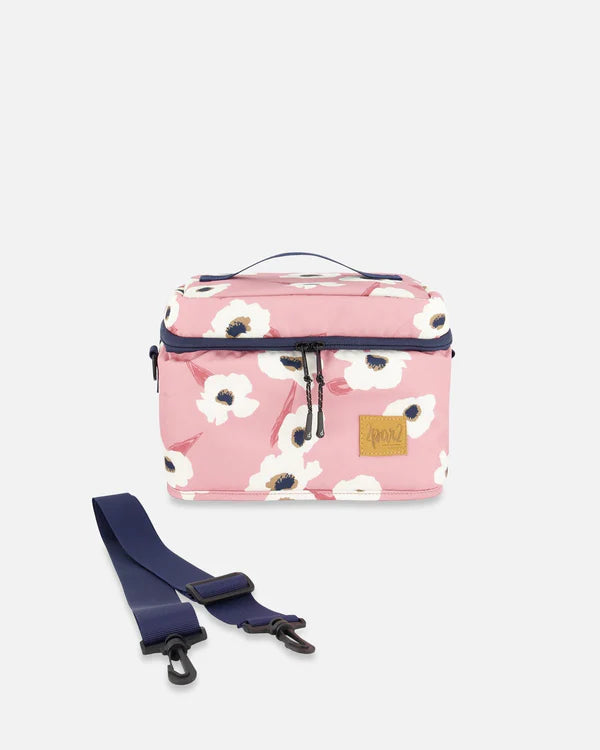 Deux Par Deux - Lunch Box - Off White Flowers