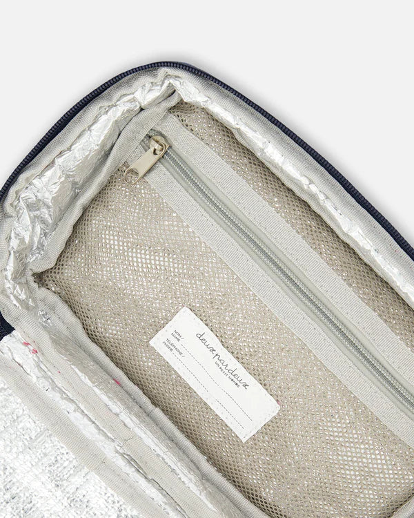 Deux Par Deux - Lunch Box - Off White Flowers