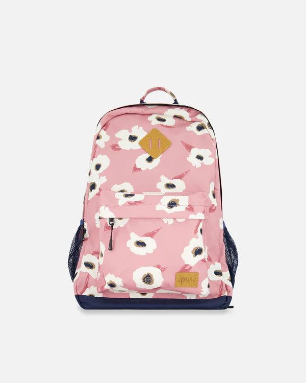 Deux Par Deux - Backpack - Off White Flowers