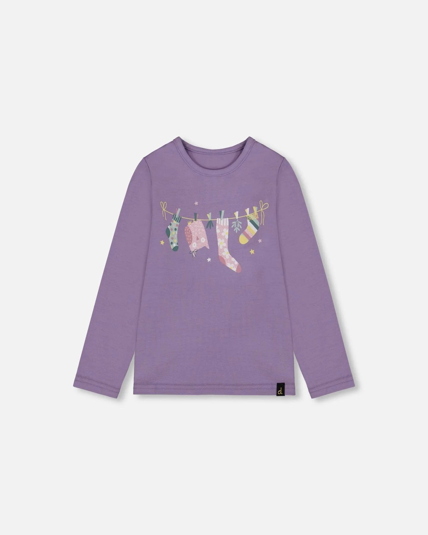 Deux Par Deux - Organic Cotton Long Sleeve Top - Dusk