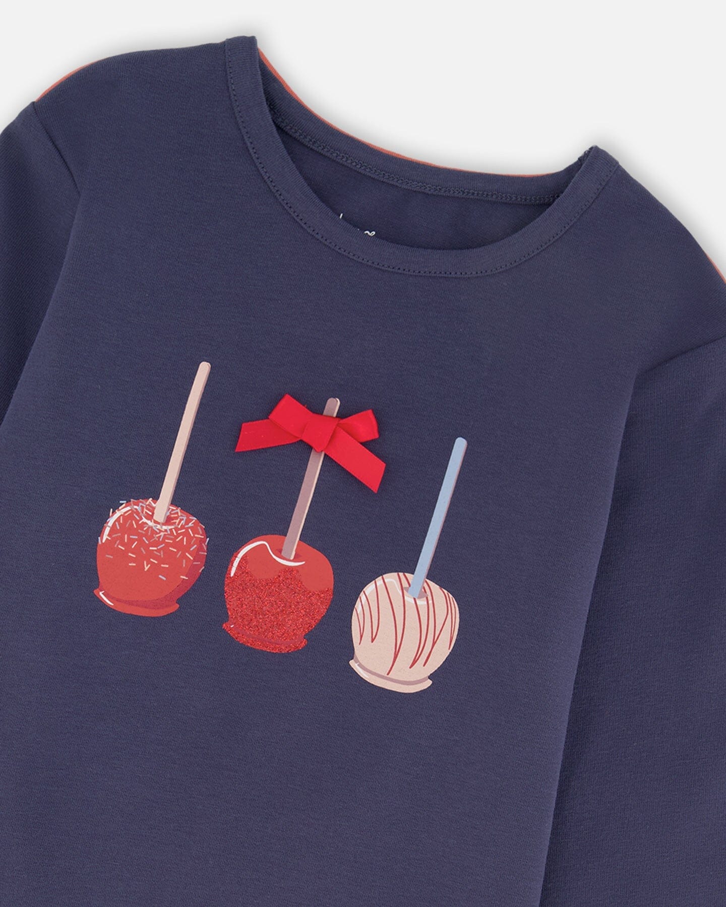 Deux Par Deux - Long Sleeve Tshirt - Navy Blue